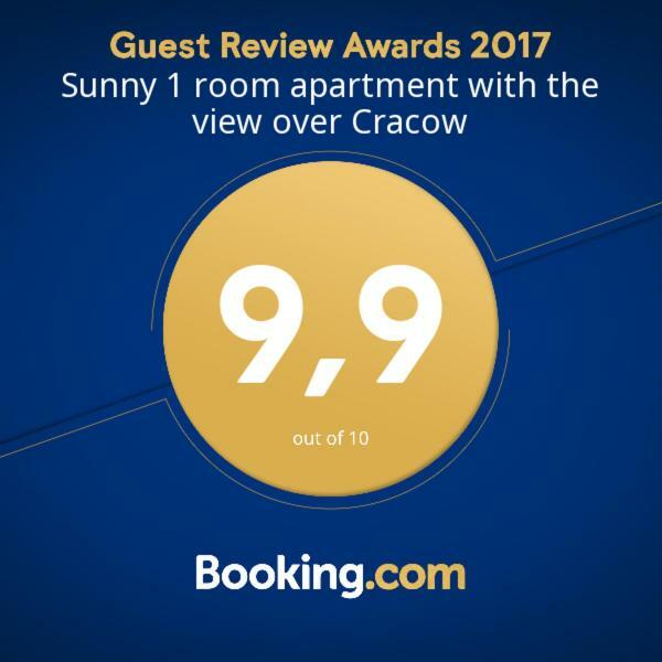 Sunny 1 Room Apartment With The View Over Cracow Kraków Exteriör bild
